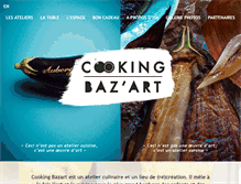 Tablet Screenshot of cookingbazart.com